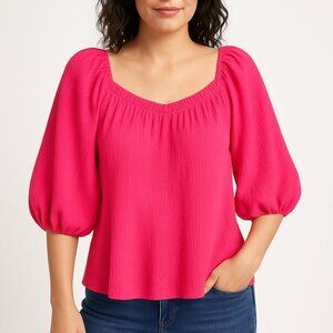 Culture Code Women's Pink Pullover Top Size S NWT